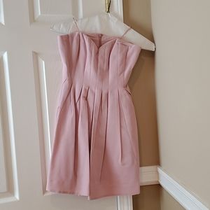 Blush pink bridesmaid dress